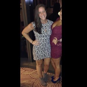 Silence + Noise Geometric Dress